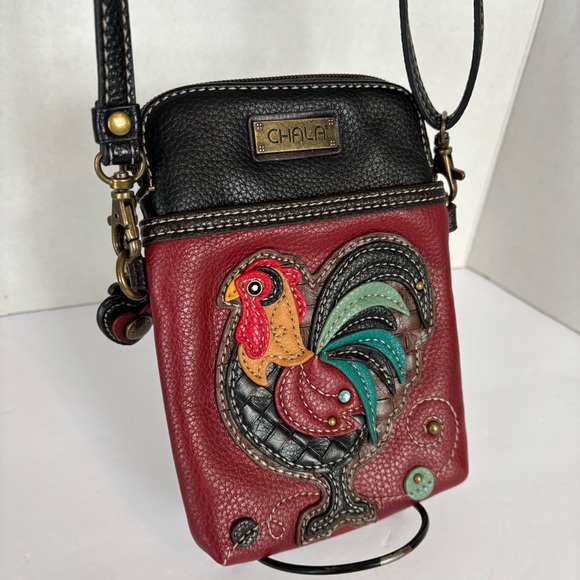Chala Multicolor Rooster Crossbody Bag - Picture 6 of 7